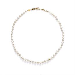 ANNI LU PETIT STELLAR PEARLY HALSBAND GULDPLATERAD